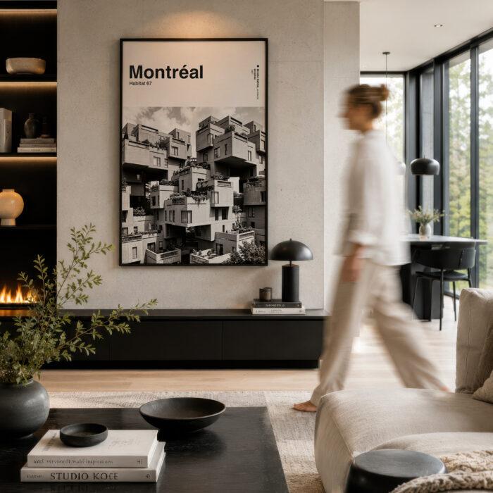 Affiche souvenir Icône de Montréal – Habitat 67