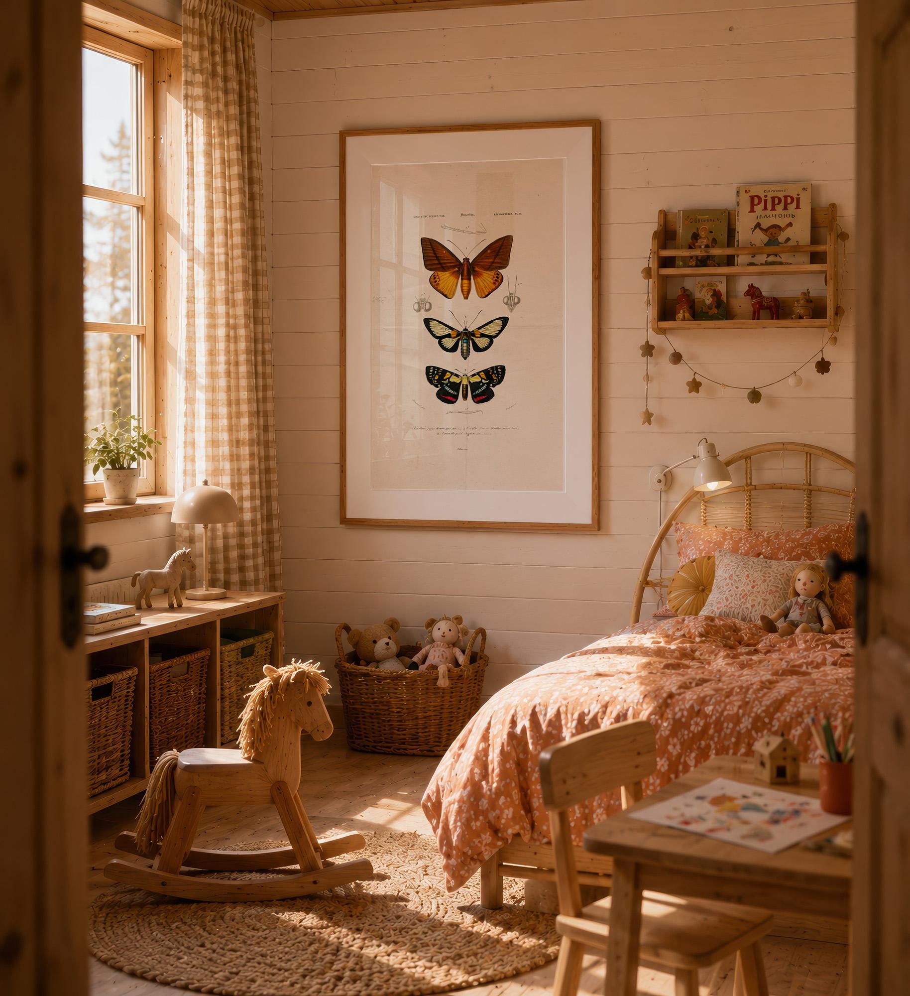 Affiche vintage papillons de nuit – Image 4