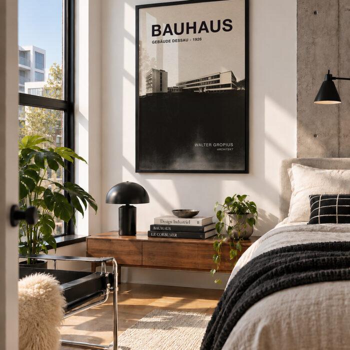 Affiche Bauhaus Dessau 1926 – Walter Gropius | La Rétrographe