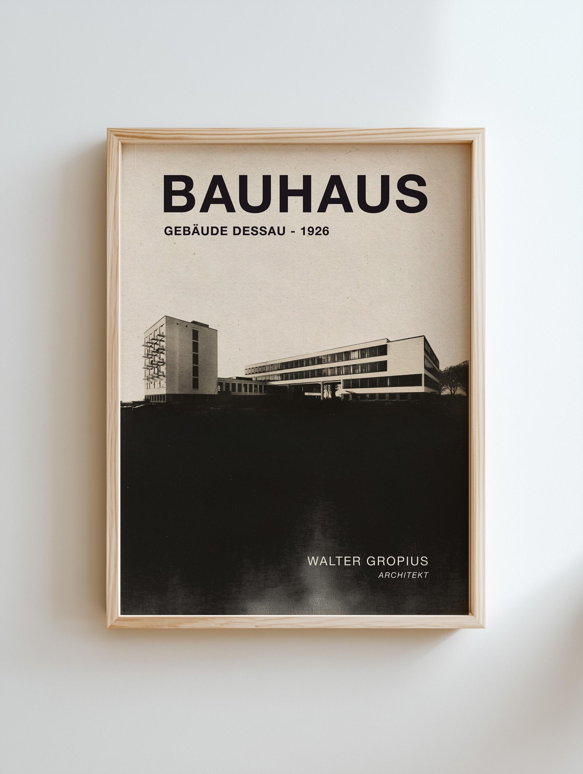 Affiche Bauhaus Dessau 1926 – Walter Gropius | La Rétrographe – Image 4
